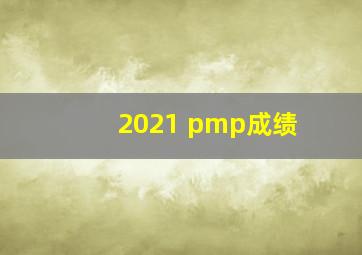 2021 pmp成绩